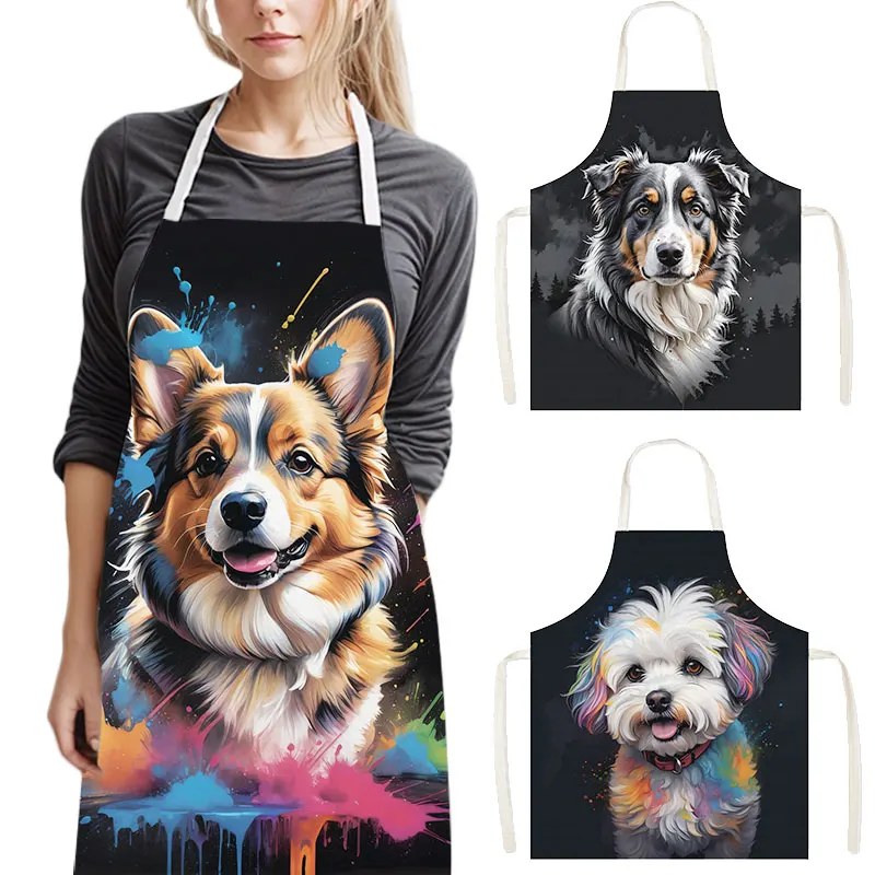 Home Cooking Dog Food - Tablier de cuisine pour chien Corgi