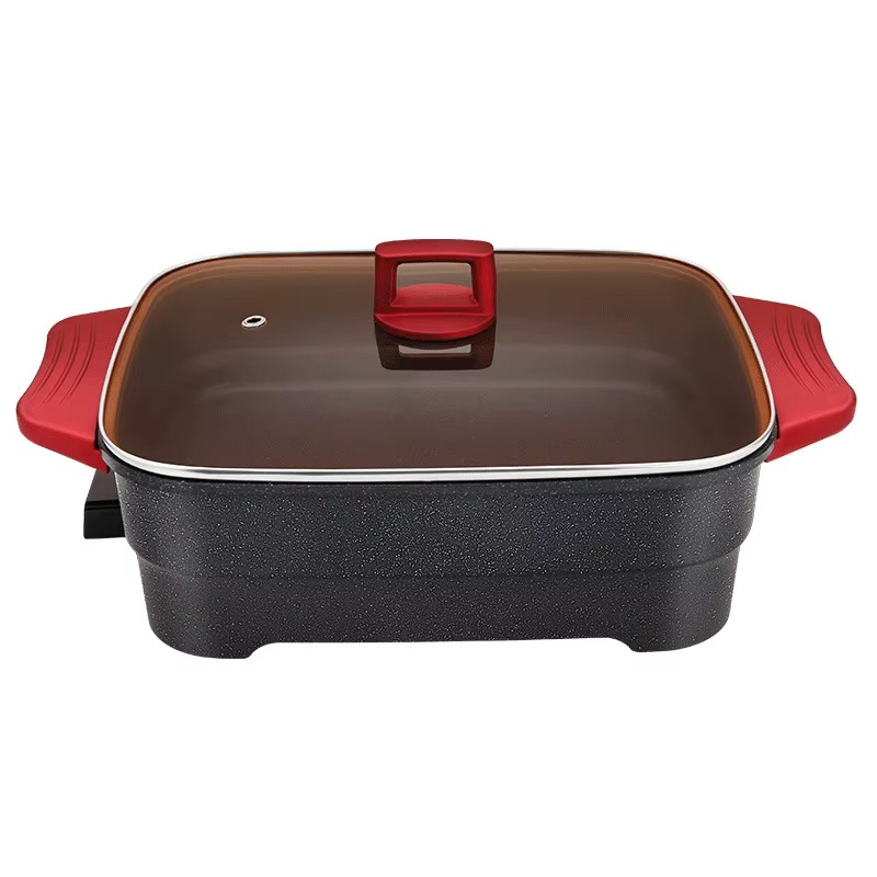 Home Cooking Usa - Casserole électrique multifonctionnelle pour usage domestique,