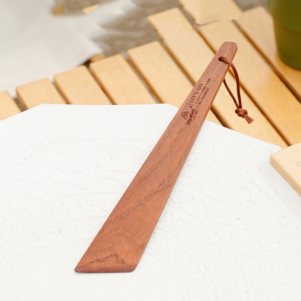 Home Cooking Utensils - Spatule en bois pour camping en