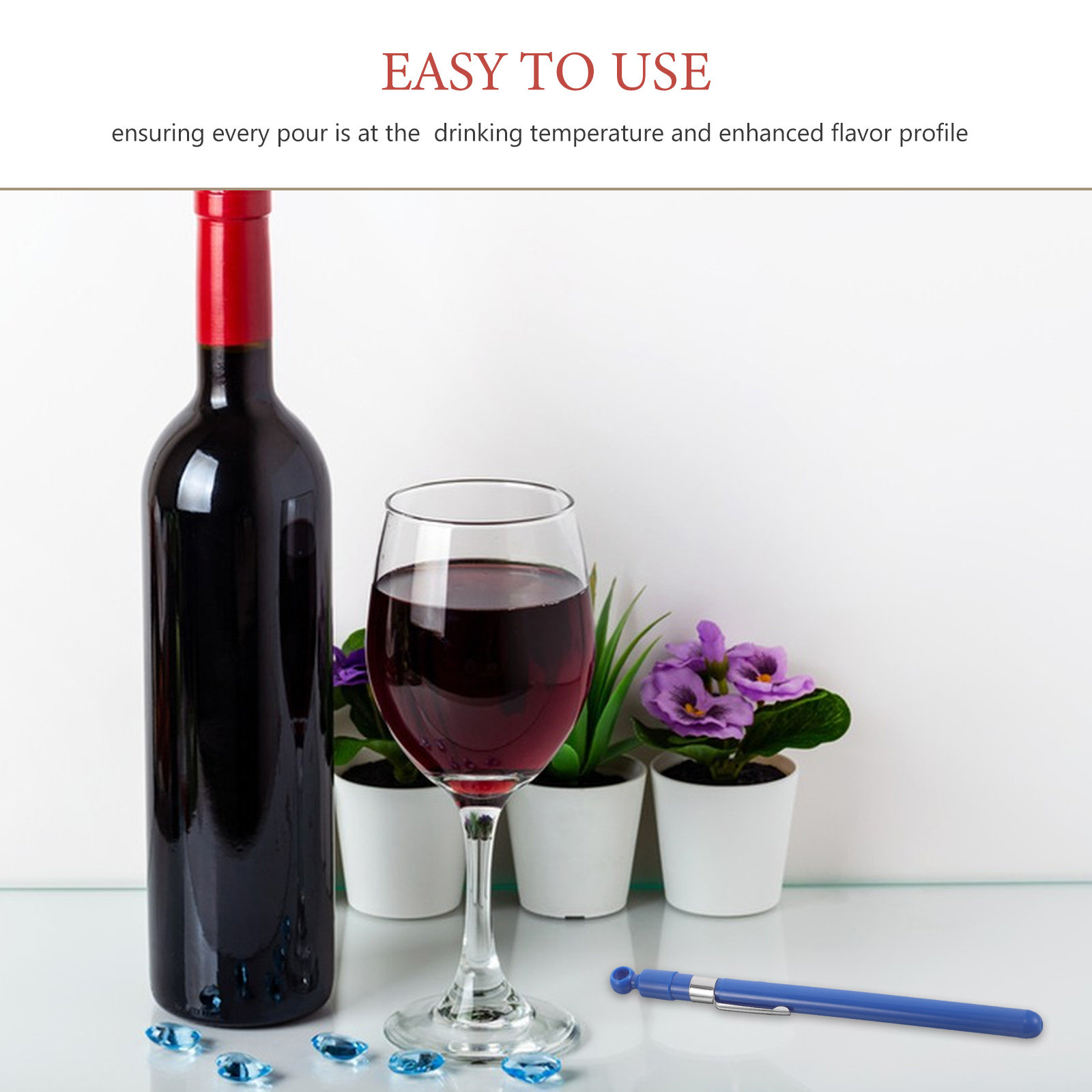 Thermomètre à vin en verre, in - Home Cooking Usa avis et prix
