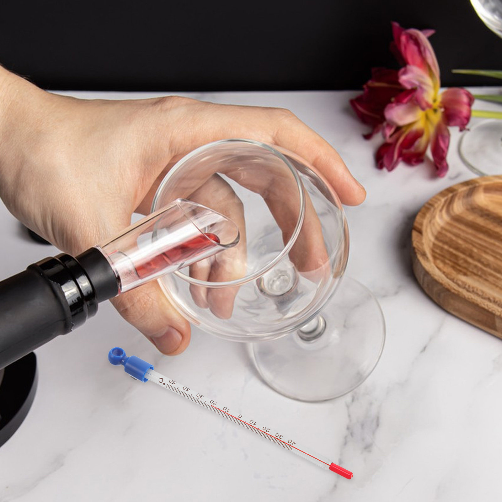 Thermomètre à vin en verre, in - Home Cooking Usa avis et prix