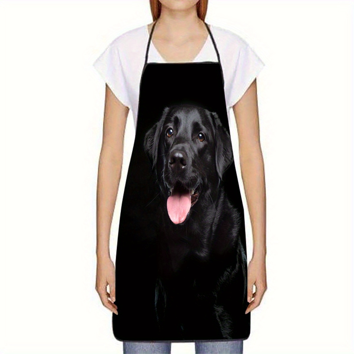 1 tablier noir imprimé chien L - Home Cooking Dog Food avis et prix