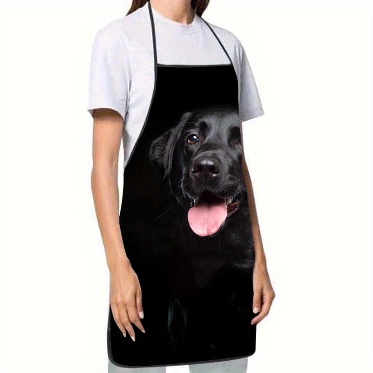 1 tablier noir imprimé chien L - Home Cooking Dog Food avis et prix