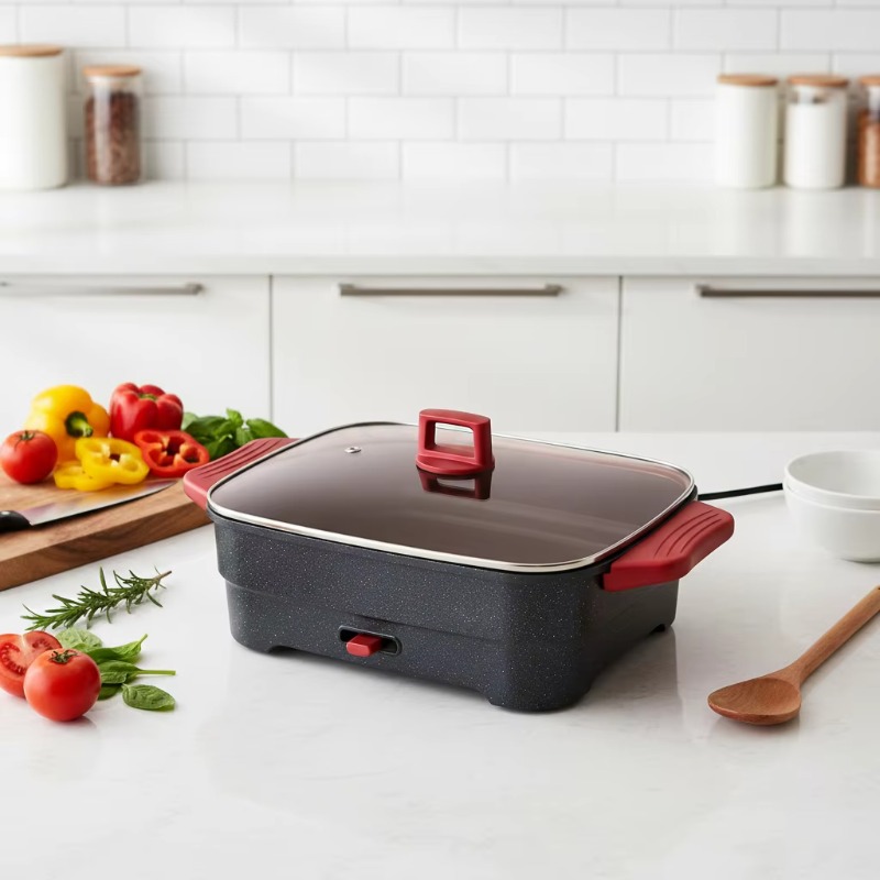 Casserole électrique multifonc - Home Cooking Usa avis et prix
