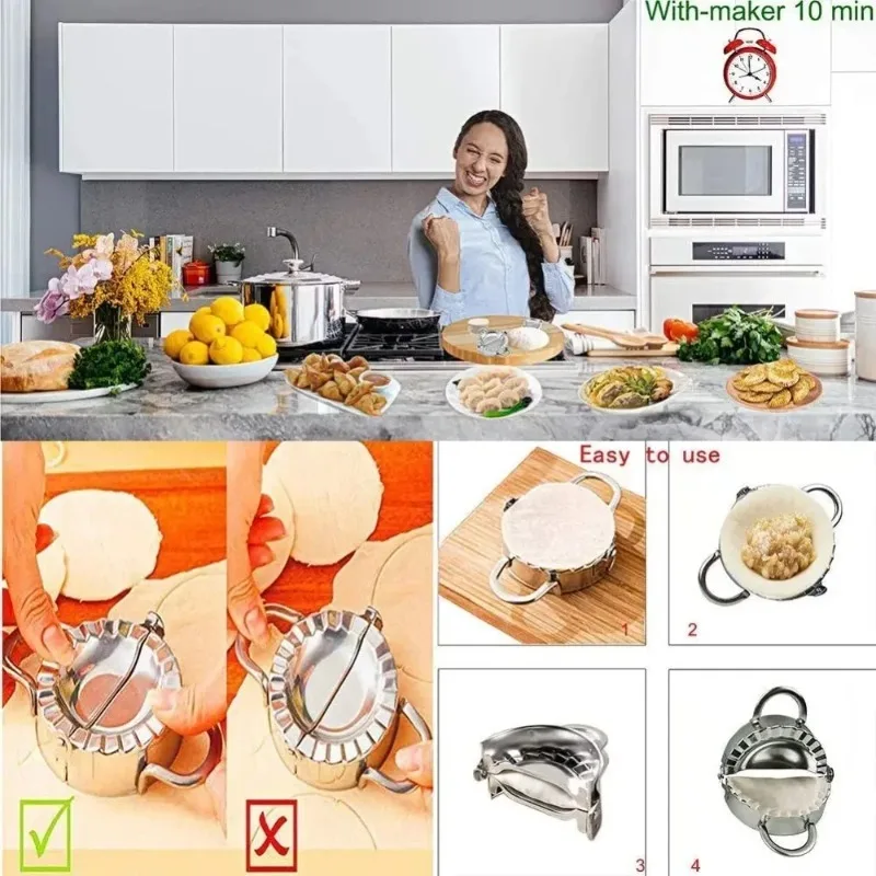 Moule à raviolis en acier inox - Gyoza Dumpling Maker avis et prix