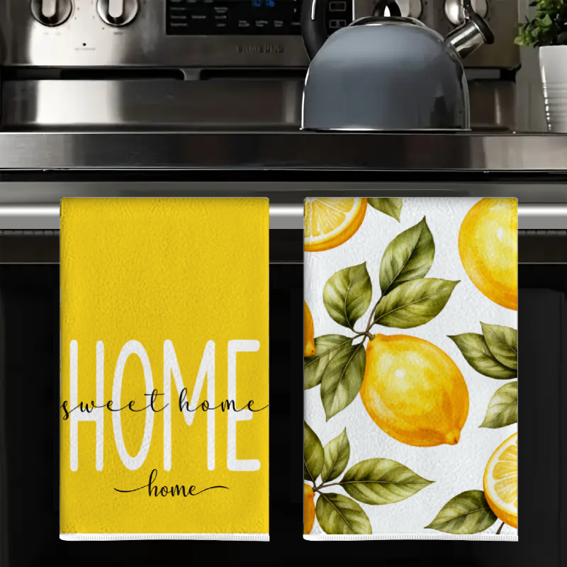 Lot de 2 serviettes de cuisine - Home Cooking Is The Best avis et prix