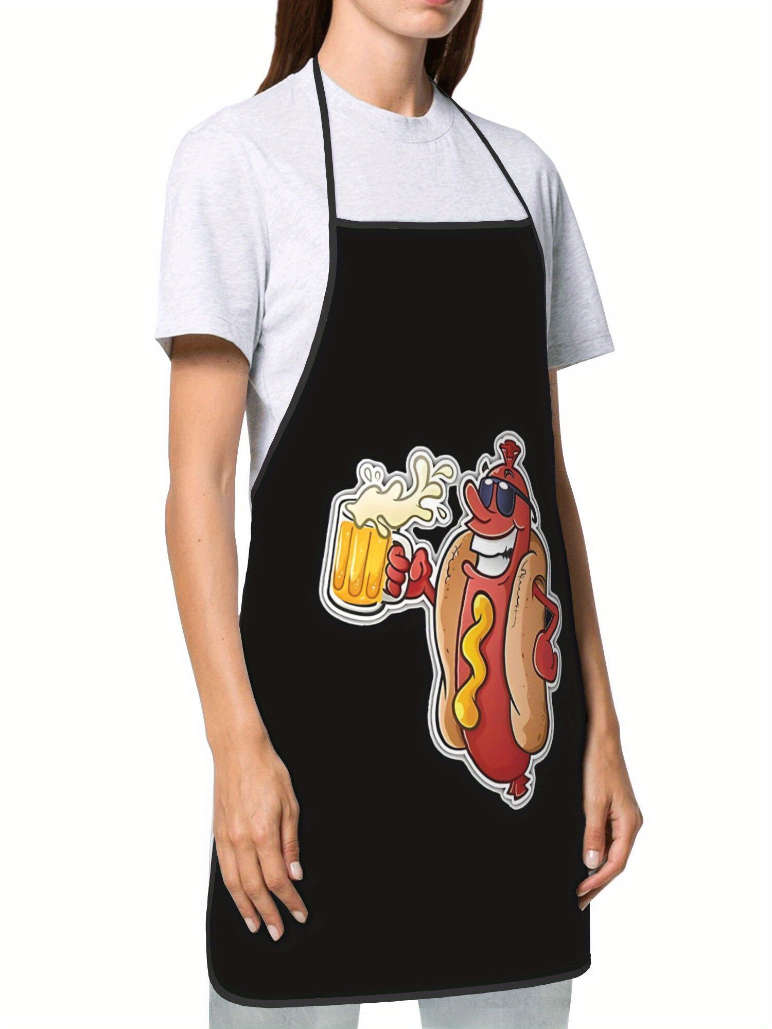 Tablier imprimé motif hot-dog, - Home Cooking Dog Food avis et prix