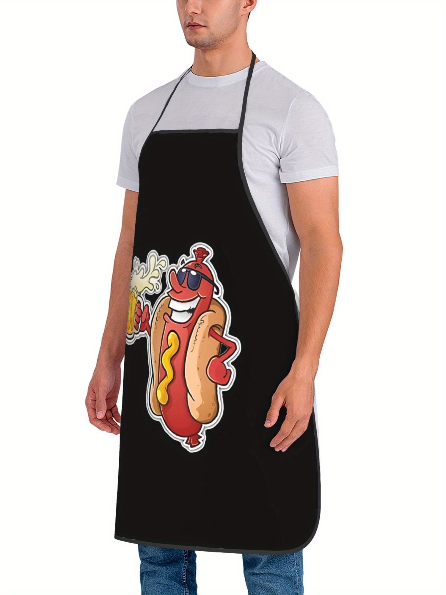 Tablier imprimé motif hot-dog, - Home Cooking Dog Food avis et prix
