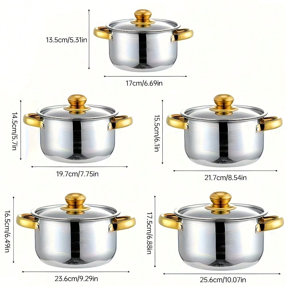 Ensemble de casseroles en acie - Home Cooking Utensils avis et prix