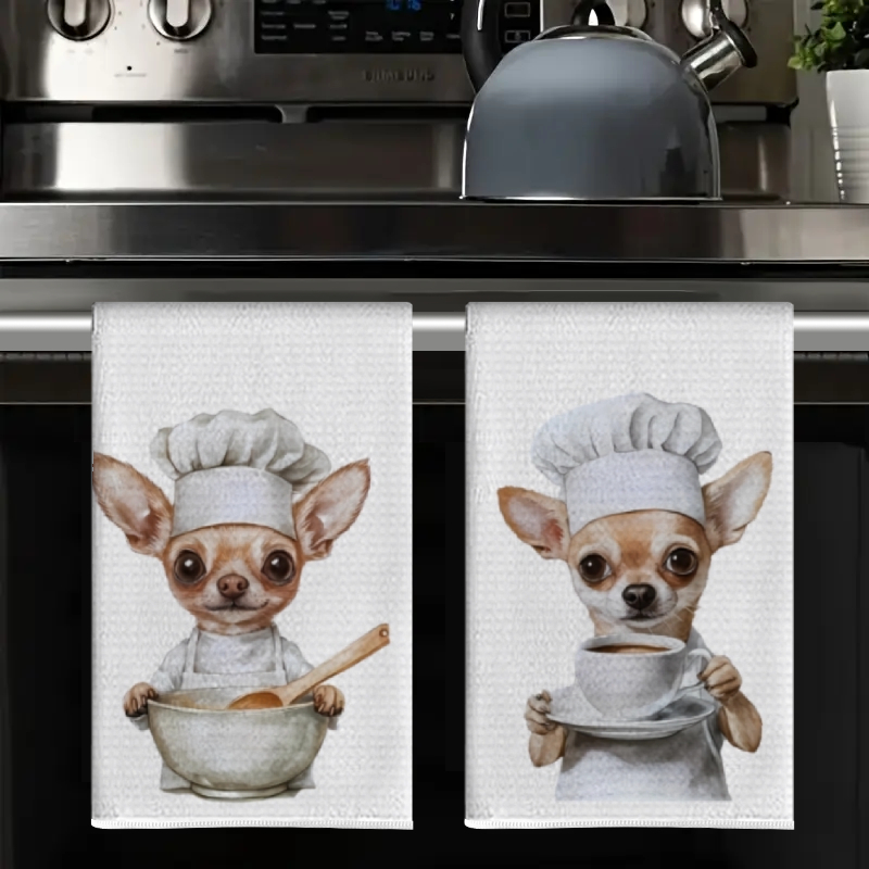 Lot de 2 serviettes de cuisine - Home Cooking Is The Best avis et prix